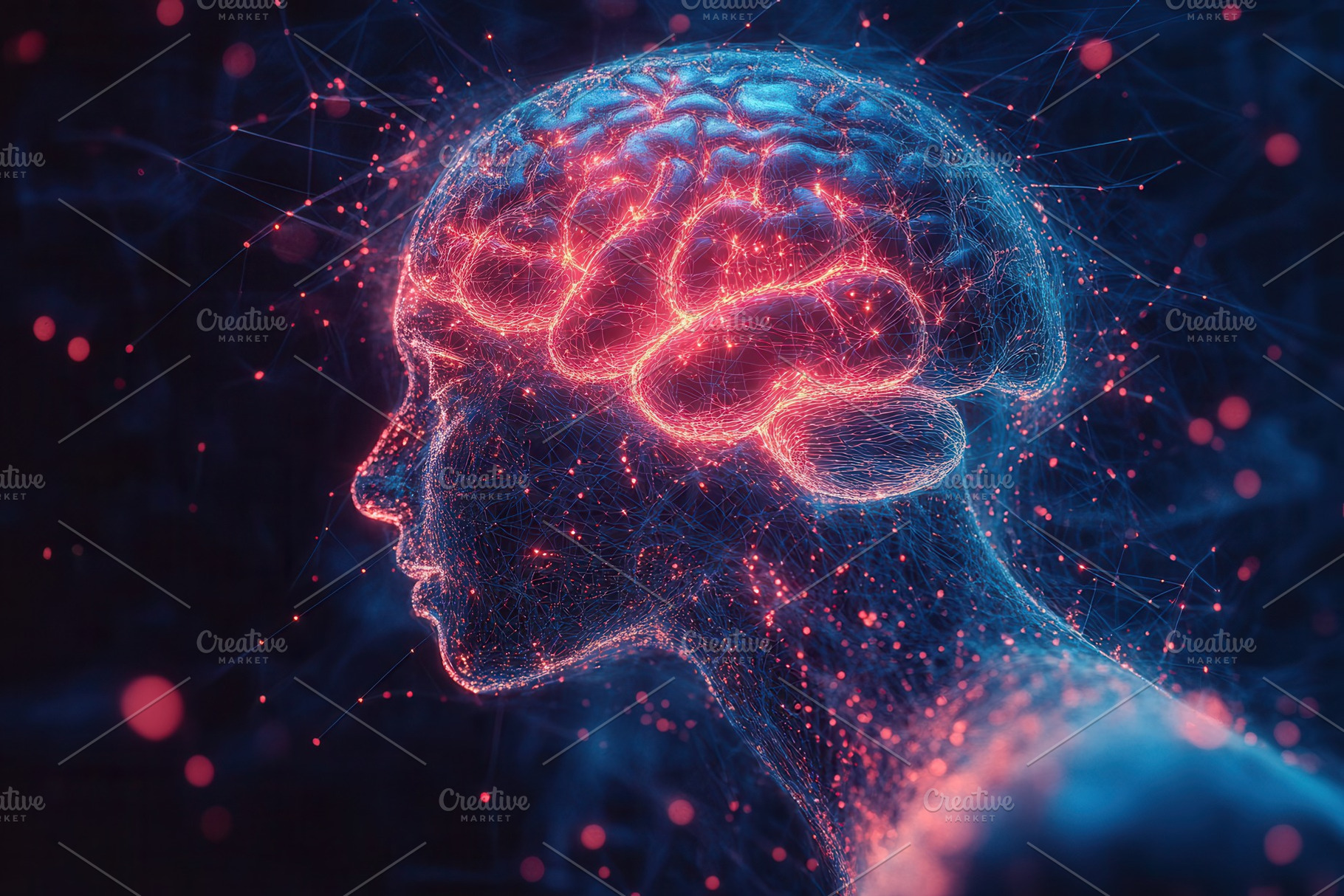 Exploring human cognition through a, a Photo by Tanuart