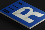 Milk Skimmed Font, a Font by Handmadefont (Thumbnail 3 of 9)