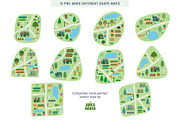 Botanical Garden Map, a Decorative Illustration by AnkaDrozd (Thumbnail 7 of 11)