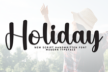 Holiday | Script Font
