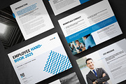 HR Employee Handbook Landscape, a Brochure Template by Pixelpick (Thumbnail 1 of 9)