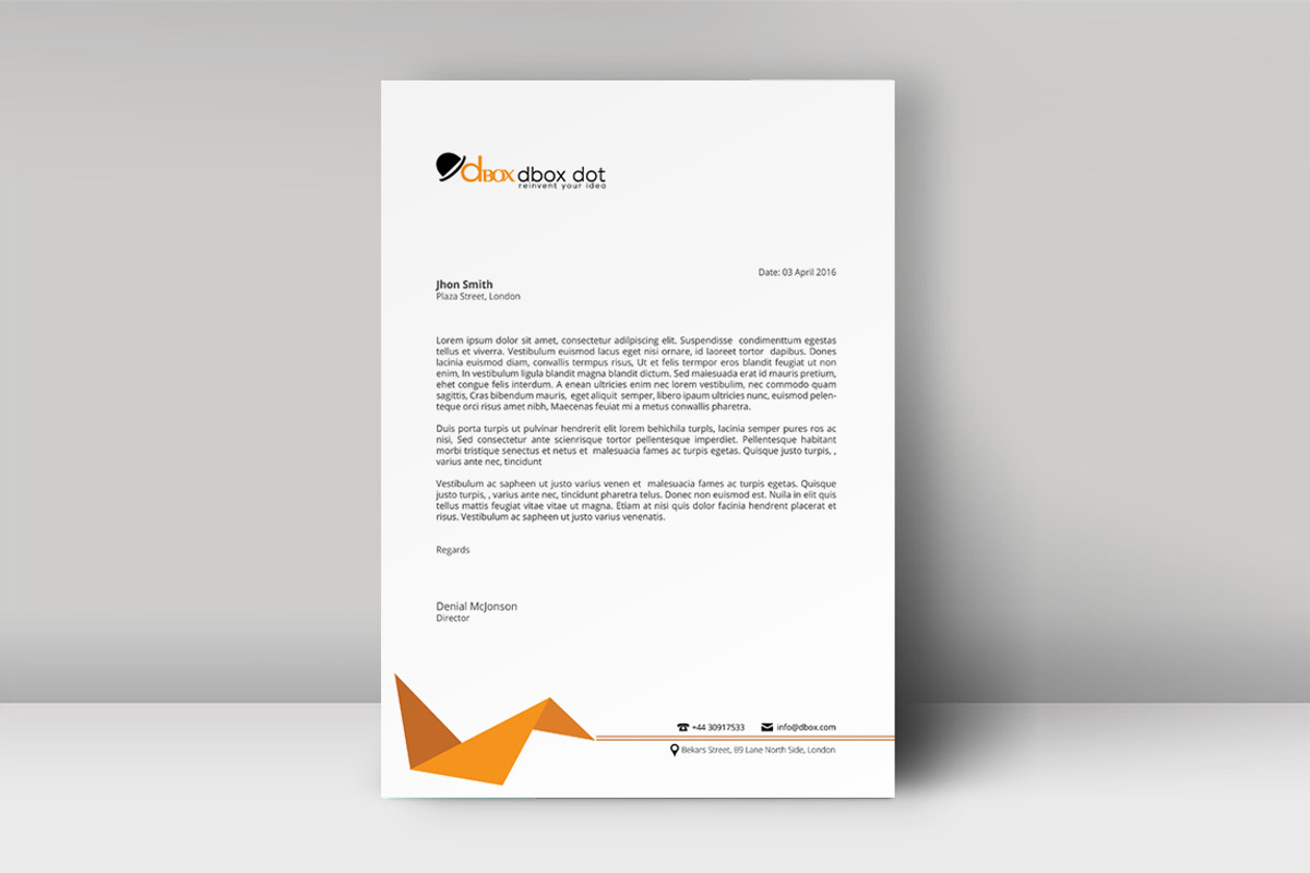 Letterhead Template, a Stationery Template by artisanHR (Photo 5 of 6)