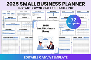 2025 Small Business Planner Canva