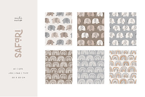 Safari Kids Pattern Collection