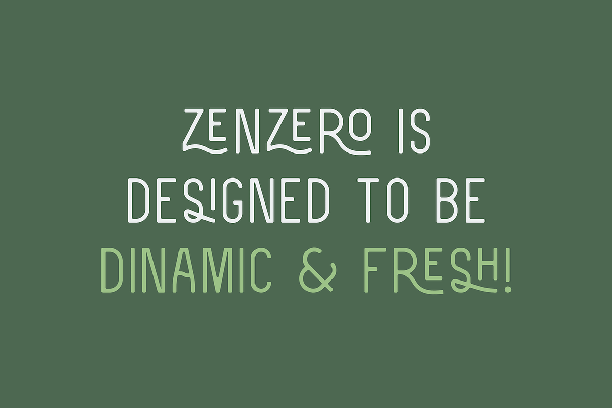 Zenzero Grotesk Sans (Regular+Round) preview 2