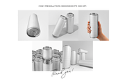 Drink Can Mockup Set 12oz, a Packaging Mockup by Grid&Glow (Thumbnail 7 of 7)