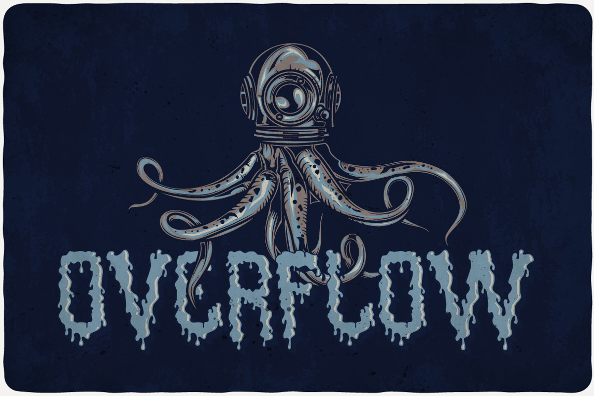 Overflow Typeface preview 6