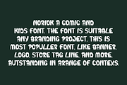Noriok - Comic Font, a Sans Serif Font by Iqsiart Studio (Thumbnail 5 of 7)