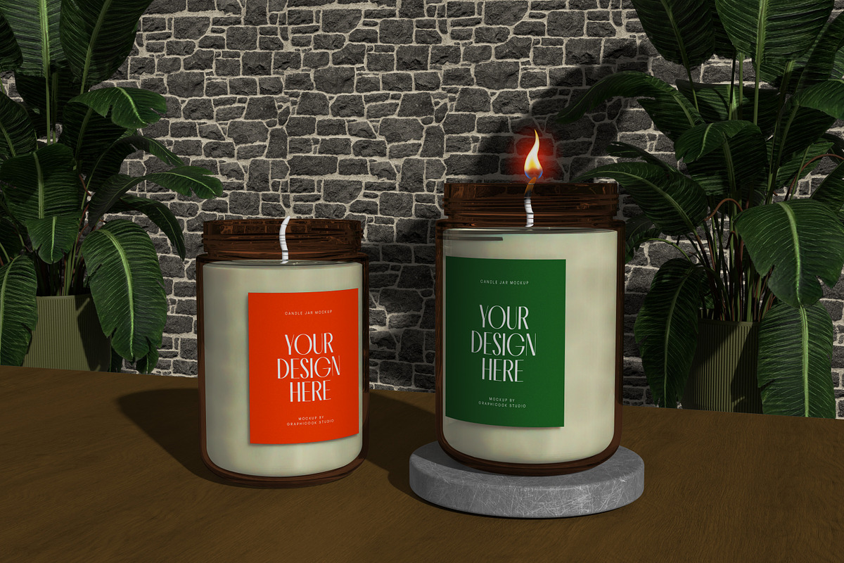 Candle Jar Mockup, a Cups & Container Mockup by graphicook (Photo 2 of 4)
