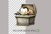 Halloween Baby Shower PNG & Patterns, a Seasonal Illustration by Nicole Branger Art (Thumbnail 4 of 23)