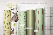 Spring Easter bunnies patterns, a Pattern Graphic by Vero Arts (Thumbnail 4 of 10)