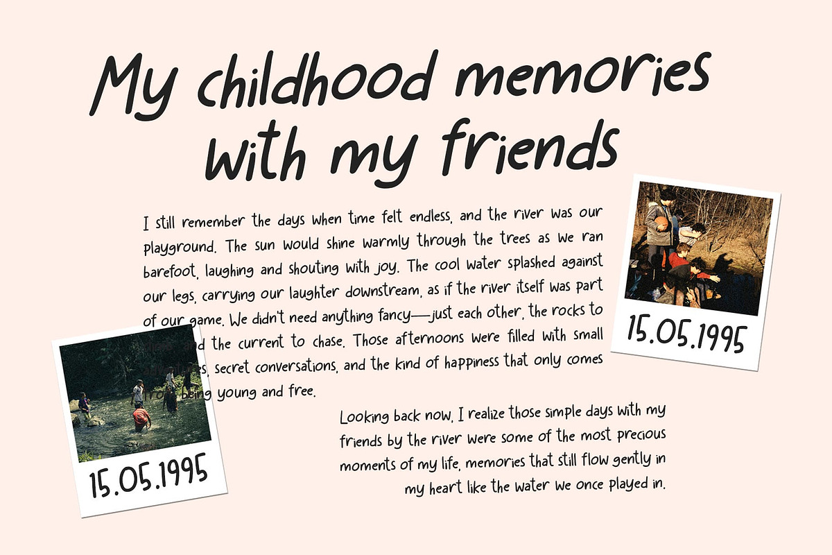 CS Andover–Playful Handwritten Font, a Handwritten Font by Craft Supply Co. (Photo 6 of 8)