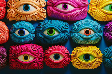 one-eyed plasticine dolls. Generativ, an Arts & Entertainment Photo by Perpis