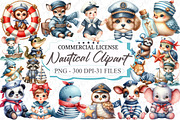 Sailor Clipart, Baby Nautical Clipar, a Graphic by designcity5 (Thumbnail 1 of 5)