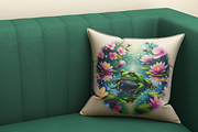 Froggy Spring Clipart PNG Cute Frog, an Animal Illustration by KennedyStudio (Thumbnail 4 of 4)
