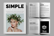 Minimal Magazine Template, a Magazine Template by MightyDesign (Thumbnail 1 of 7)