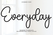 Everyday, a Handwritten Font by FreshTypeINK (Thumbnail 1 of 7)