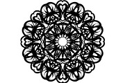Intricate Black Mandala Circle, a Decorative Illustration by Designer_Momina (Thumbnail 15 of 20)