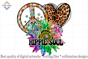 Hippie Sublimation Designs Bundle, an Illustration by DiamondShop (Thumbnail 10 of 11)