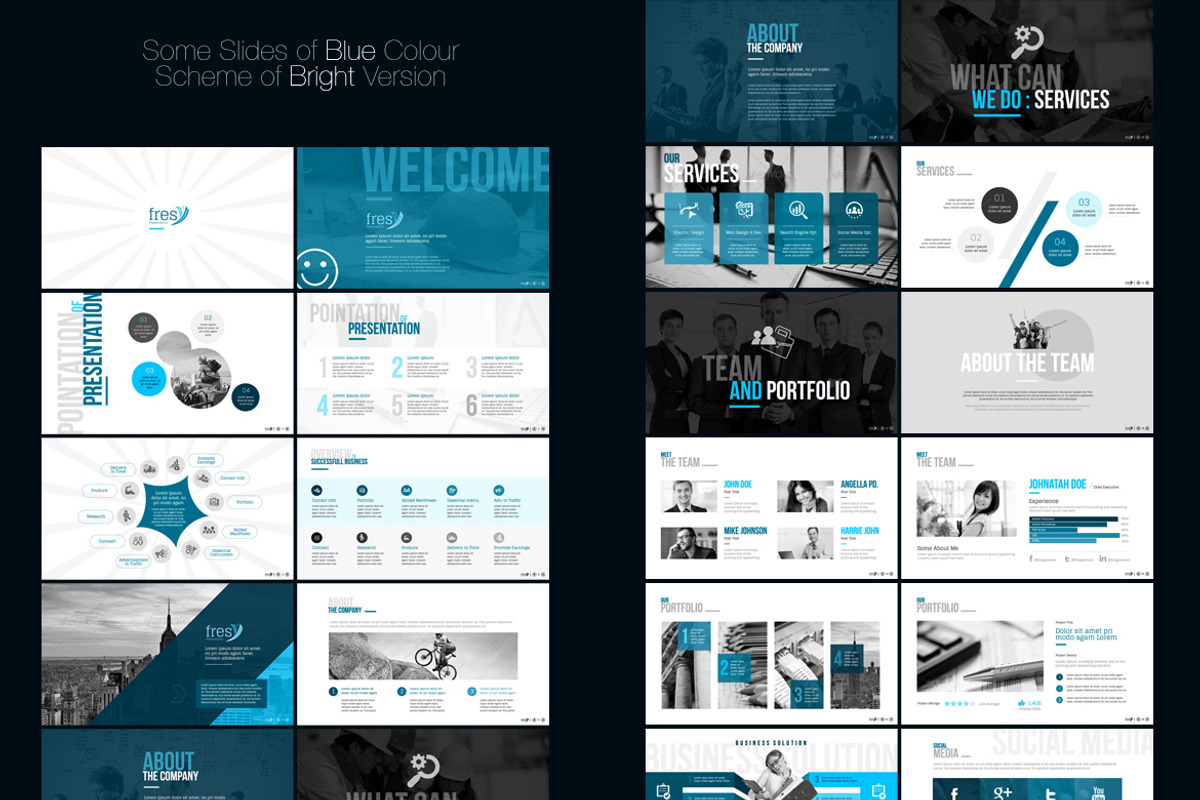 Fresy | Business PowerPoint Template preview 3