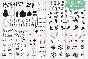 Christmas Helper Lettering & Clipart