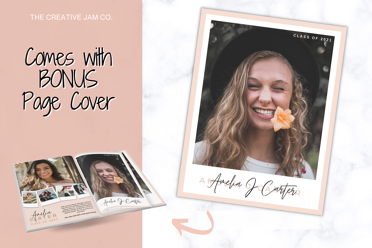 Graduation Yearbook Ad Template, a Magazine Template by Templatables (Photo 4 of 8)