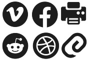 Social Media Marketing Icons Set 2, a Brush Add-On by Disasterology Ink (Thumbnail 5 of 10)