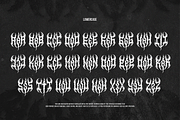 Vornath | Black Metal Font, a Blackletter Font by Denustudios (Thumbnail 10 of 12)
