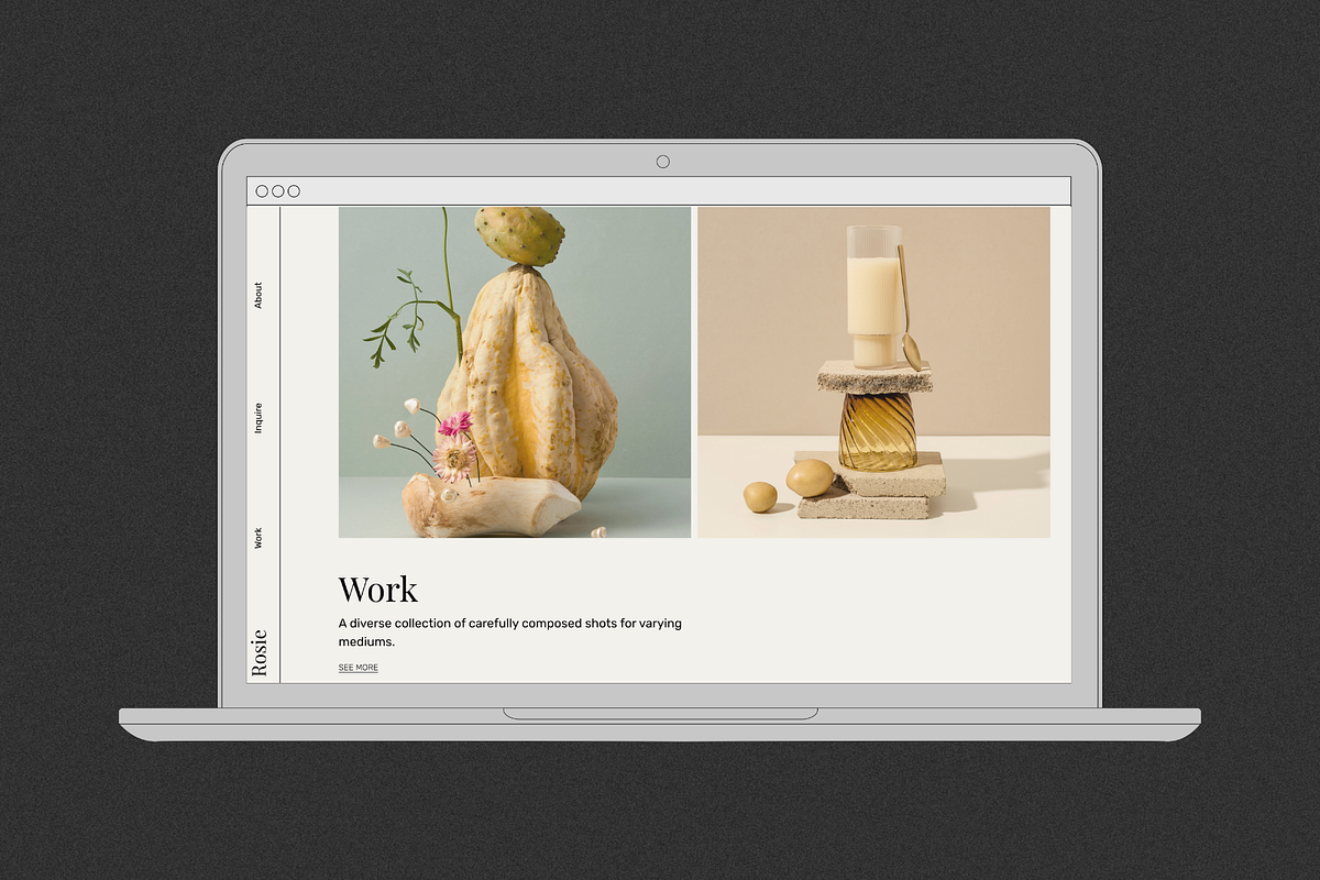 Squarespace 7.1 Portfolio Template, a Squarespace Template by The Brand Kit (Photo 3 of 6)