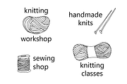-50% OFF! Yarn balls hand drawn set, an Illustration by Lytvynenko Anna (Thumbnail 3 of 6)