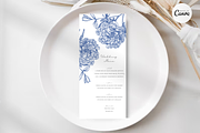 Asian Floral Wedding Invite - C1, an Invitation Template by YeeqsWedding (Thumbnail 3 of 9)