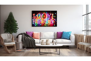 cheerful modern happy holidays, a Holiday Photo by pikepicture