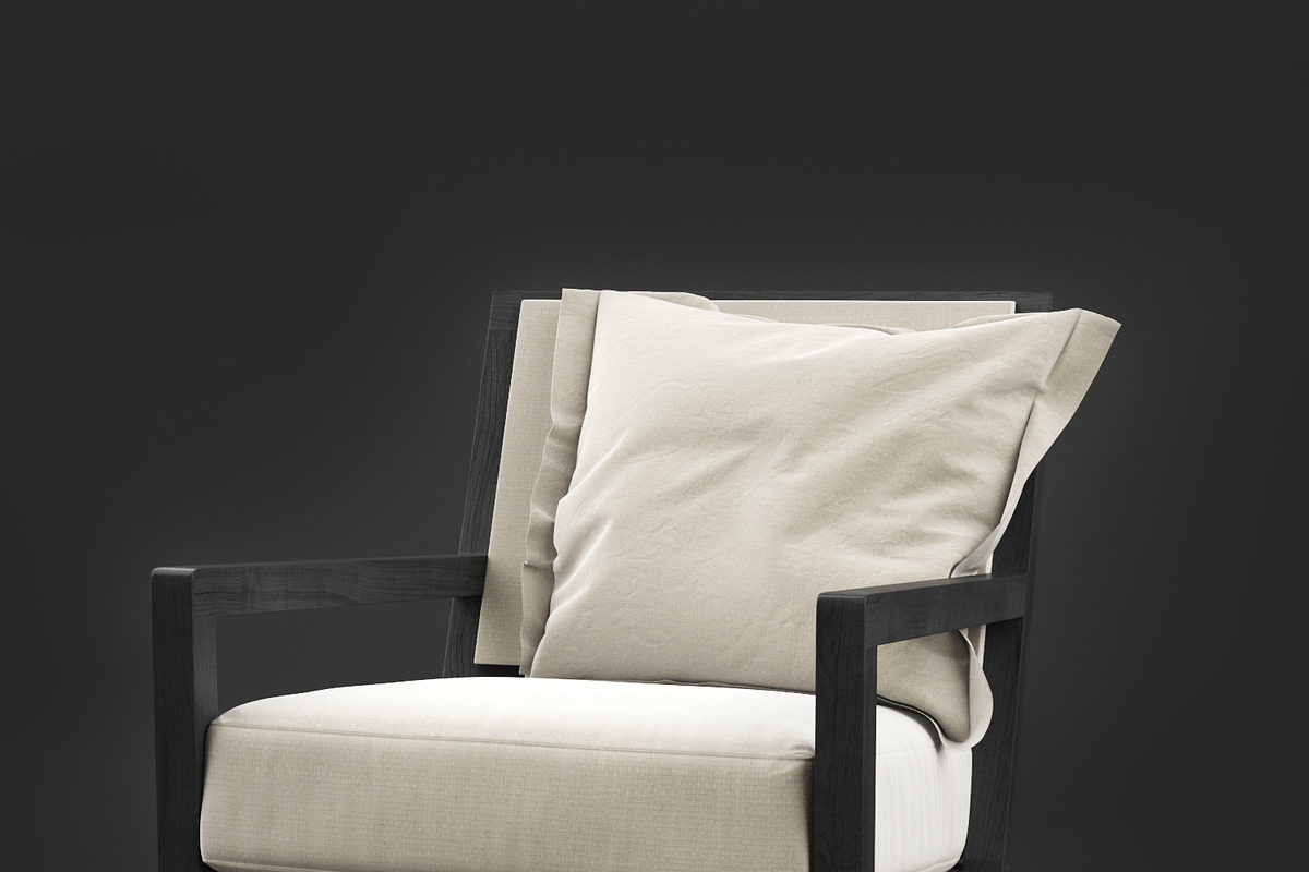 Clio ARMCHAIR B&B Italia, a Furniture 3D Model by NOMODOL (Photo 1 of 5)