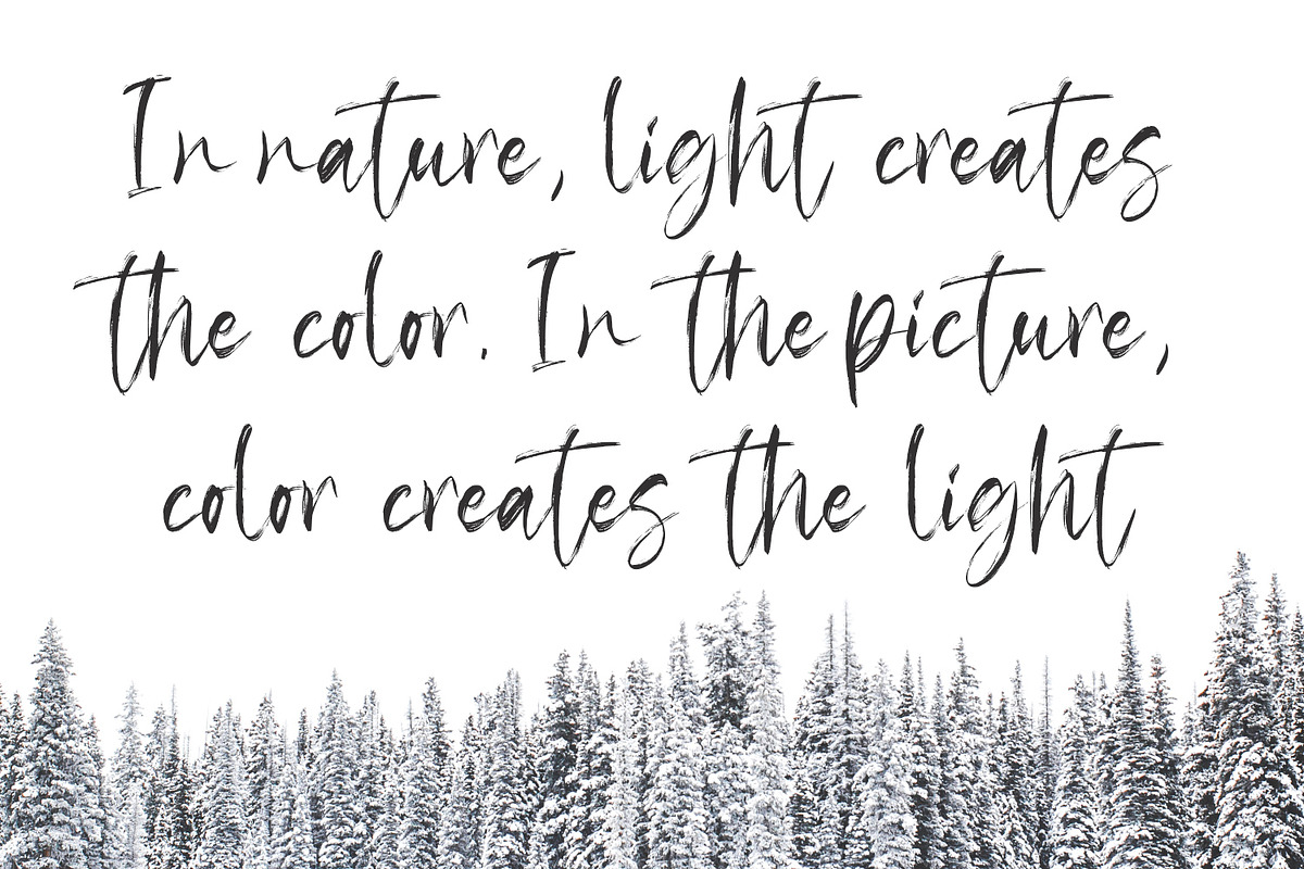 Klasted - Brush Font preview 2
