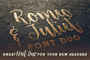Romeo & Juliet Font Duo, a Script Font by Deeezy (Thumbnail 4 of 7)