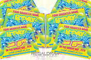 Birthday Flyer Template, a Flyer Template by regalDRAW (Thumbnail 3 of 4)