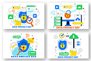 10 Data Privacy Vector Illustration, a Person Illustration by denayunebgt (Thumbnail 3 of 4)