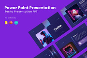 Techo Presentation PPT, a Presentation Template by Recreative (Thumbnail 1 of 6)