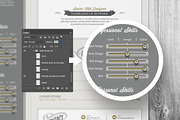 Retro Resume Template, a Resume Template by Easybrandz (Thumbnail 4 of 4)