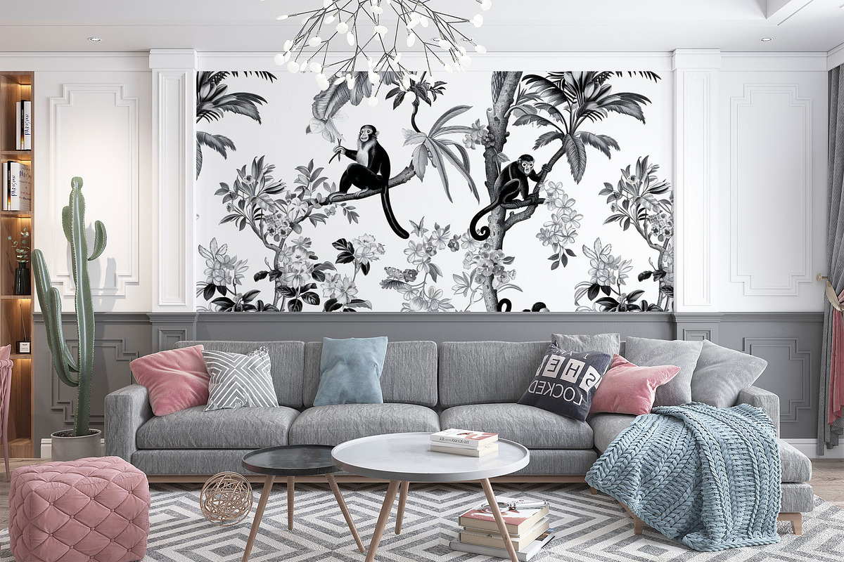 Toile De Jouy Print Design Patterns, a Pattern Graphic by Olya Creative (Photo 7 of 25)