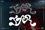 Spacejar - Liquid Display Font, a Font by saintricchi (Thumbnail 5 of 5)