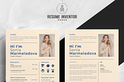 Executive Resume & Portfolio Bundle, a Resume Template by ResumeInventor (Thumbnail 2 of 5)