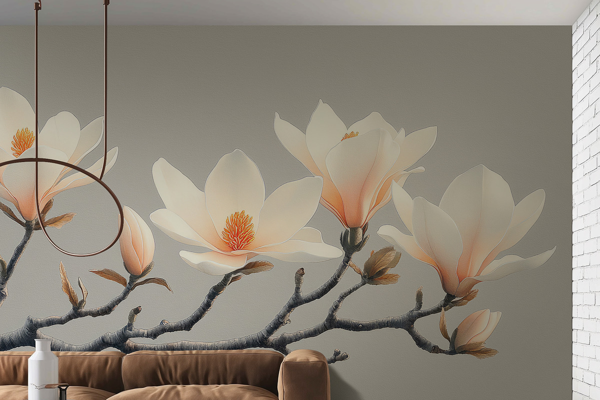 Modern Mixed Art Wallpaper, a Decorative Illustration by fei long (Photo 2 of 10)