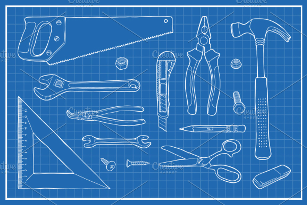 Under Construction Tools Pack, an Illustration by Mantas Bac (Photo 3 of 3)