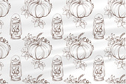 Vintage Autumn Botanical Line Art, a Seasonal Illustration by katmonne (Thumbnail 14 of 14)