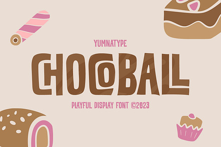 Chocoball, a Script Font by yumnatype