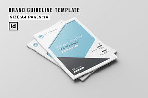 Brand Guideline Template, a Brochure Template by retrographix