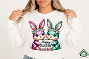 Happy Easter Bunny Png, an Illustration by Craft Nest (Thumbnail 2 of 4)