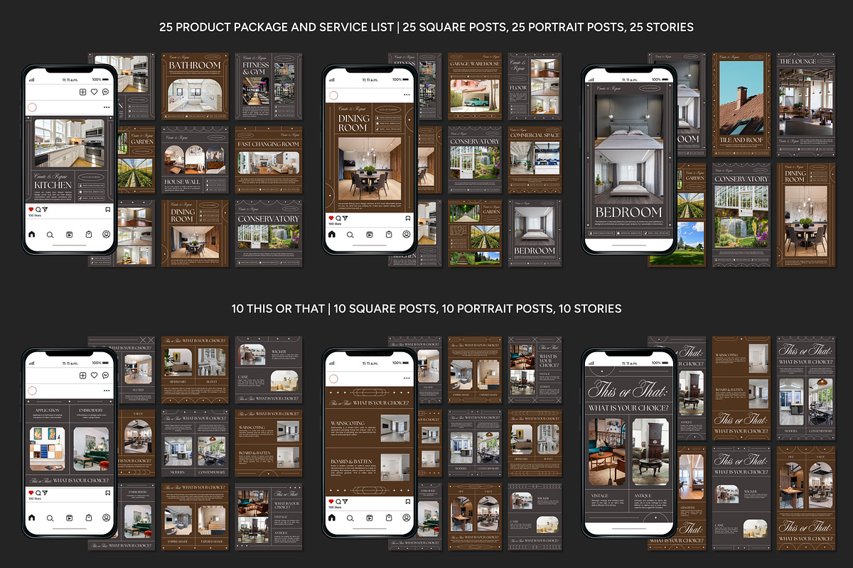 Interior Social Media Template, a Social Media Template by Kalubuak (Photo 6 of 10)