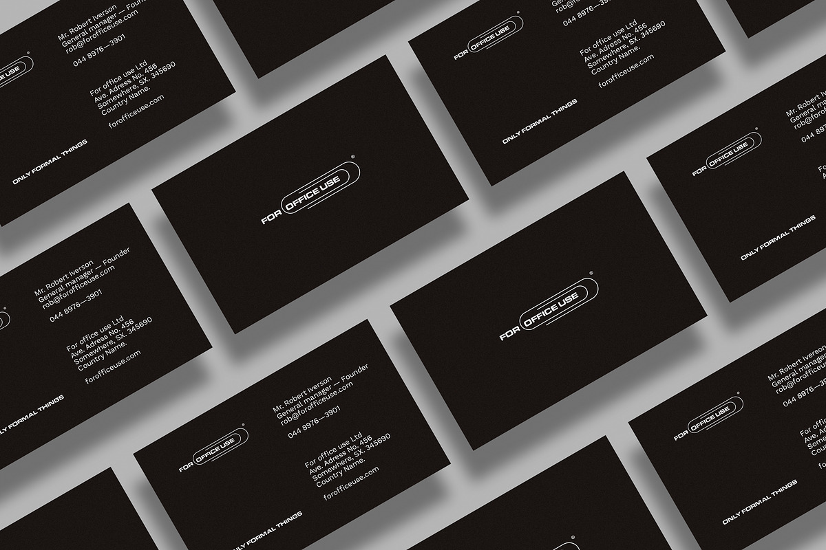 For office business cards template, a Card Template by Srg® (Photo 2 of 4)